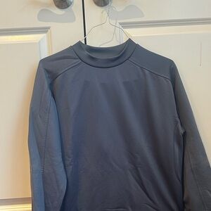 Men's Blue Club Monaco Mock Neck Sweater